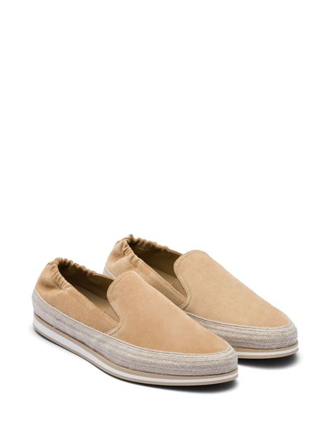 prada raffia loafers|prada suede loafer booties.